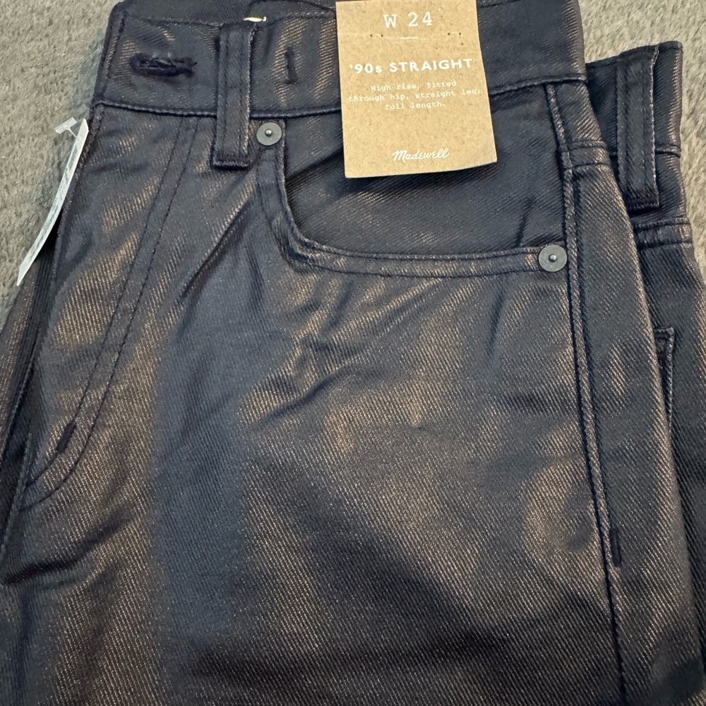 Madewell 90s Straight Jeans in Deep Indigo
